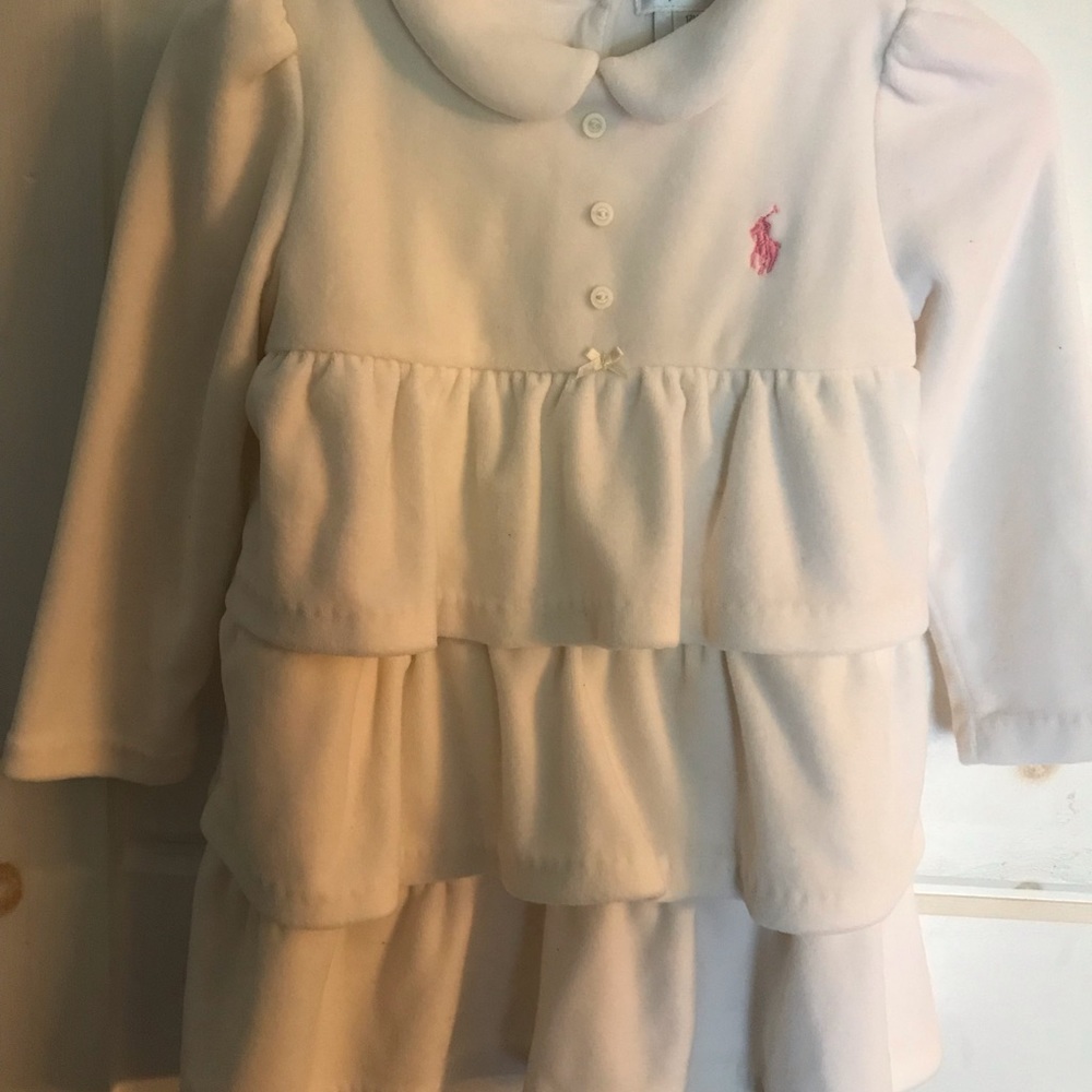Ralph Lauren baby girl velour dress